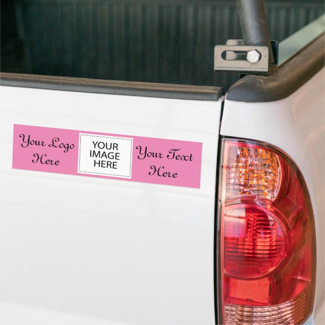 Pink #BumperSticker Bumper Sticker (On Truck)