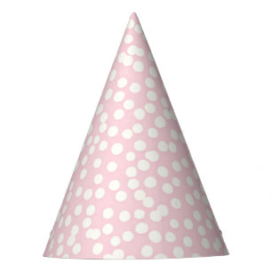 Pink Bumpin' White Dots Party Hat