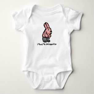 Pink Bunny Baby Bodysuit