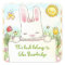 Pink bunny bookplate