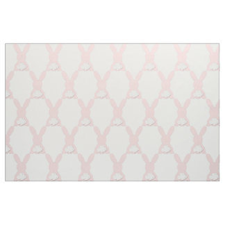 Pink Bunny Cotton Fabric