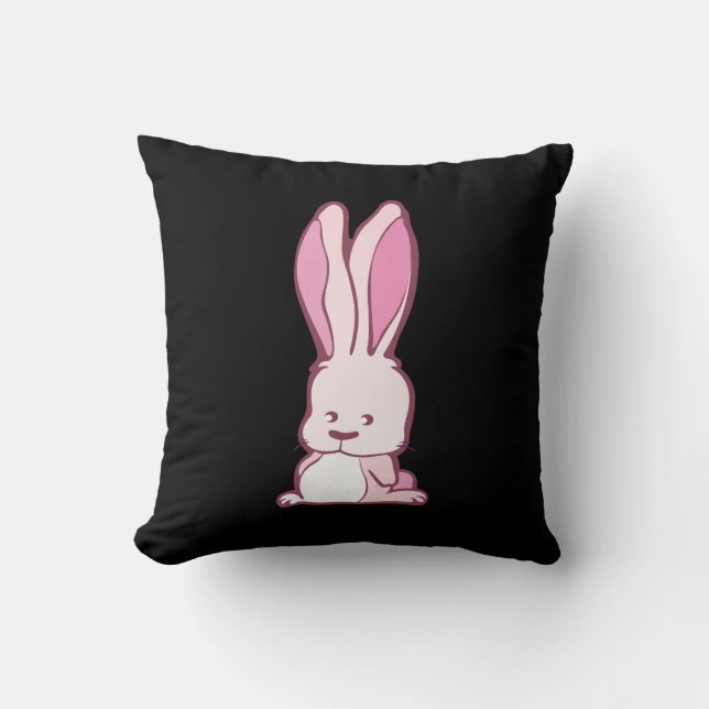 Pink Bunny Cushion (Front)