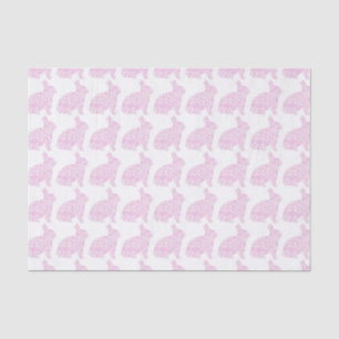 Pink Bunny Gift Wrap Tissue Paper
