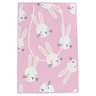 Pink Bunny Medium Gift Bag