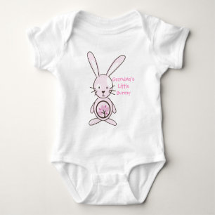 Pink Bunny Organic Planet Kid's Clothes Baby Bodysuit