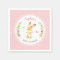 Pink Bunny Polka Dot Girl Baby Shower Sprinkle