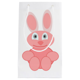 PINK BUNNY RABBIT SMALL GIFT BAG