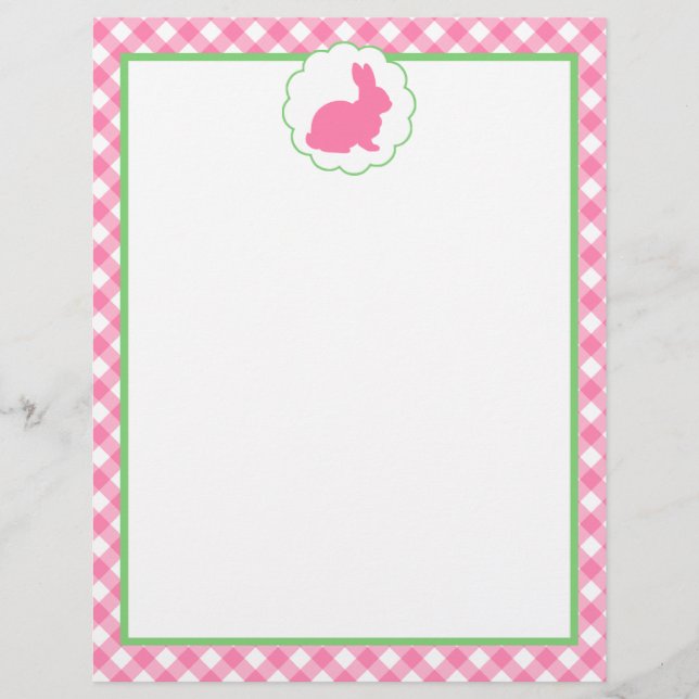 Pink Bunny Silhouette (Front)