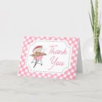 Pink Burger BBQ Baby Shower