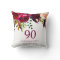 Pink & Burgundy Boho Floral 90th Birthday Gift