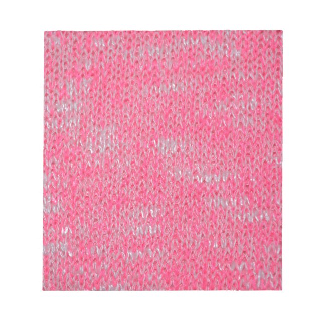 Pink Burn Out Pattern Peace Love Destiny Art Notepad (Front)