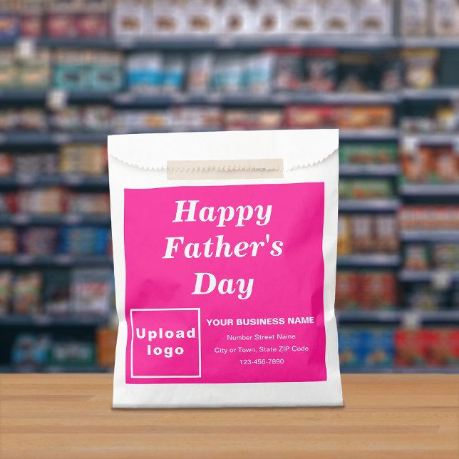 Pink Business Brand Father’s Day Paper Bag (Creator Uploaded)
