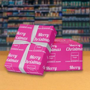 Pink   Business   Christmas Wrapping Paper