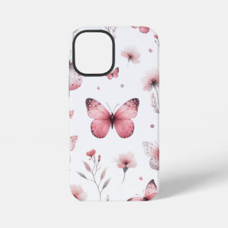 Pink Butterflies iPhone 12 Mini Case
