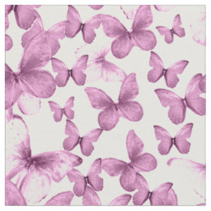 Pink Butterflies Quilting or craft Fabric