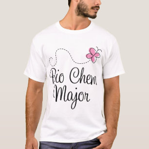Pink Butterfly Bio Chem Major Tee Gift