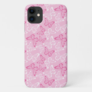 Pink Butterfly iPhone 11 Case