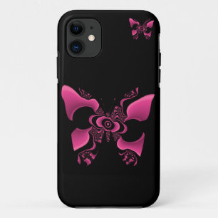 Pink Butterfly iPhone 11 Case