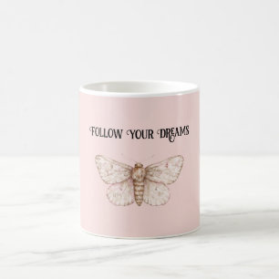 Pink Butterfly Dreams Coffee Mug