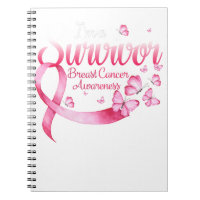 Pink Butterfly I'm A Survivor Breast Cancer