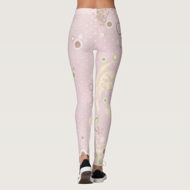 Pink Butterfly Leggings (Back)