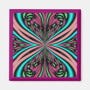 Pink Butterfly Magnet