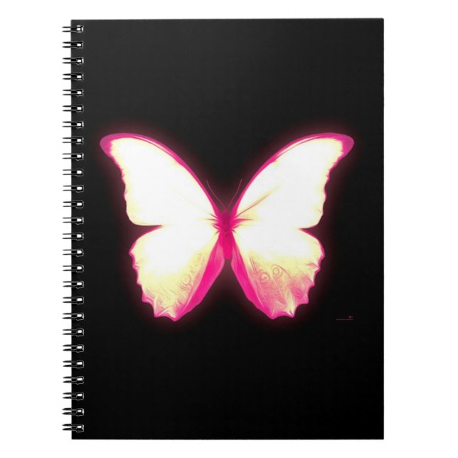 Pink Butterfly Notebook (Front)