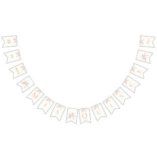 Pink Butterfly Quinceañera Bunting