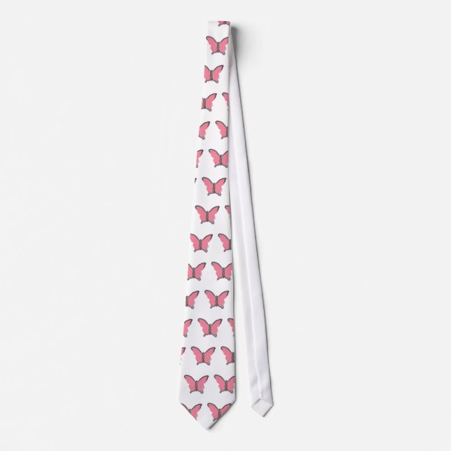 Pink Butterfly Tie (Front)
