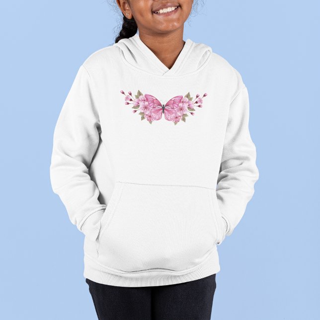 Pink Butterfly with Sakura (Pink Butterfly with Sakura)