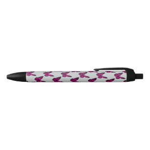 Pink Butterfly Writing Pen