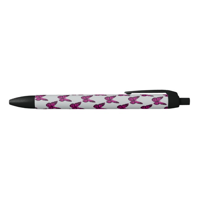 Pink Butterfly Writing Pen (Top)