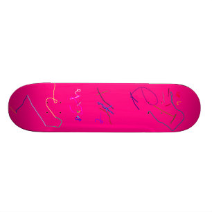 Pink by 6 year old Chy Skateboard