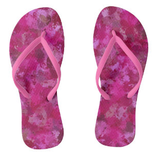 Pink cabbage rose triangles 5080 thongs