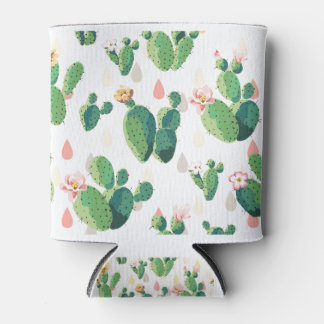 Pink Cactus Can Cooler