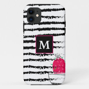 Pink Cactus Monogram iPhone 11 Case