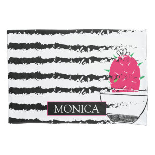 Pink Cactus pattern design Pillowcase