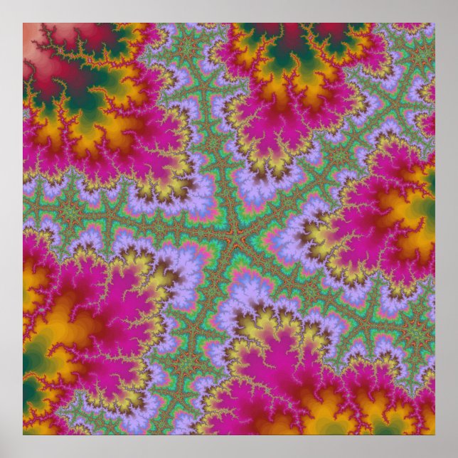 Pink Cactus Starfish Poster (Front)