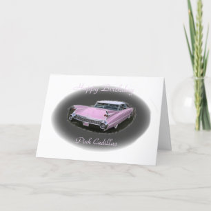 Pink Cadillac Flash Card