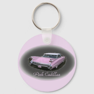 Pink Cadillac Flash Key Ring