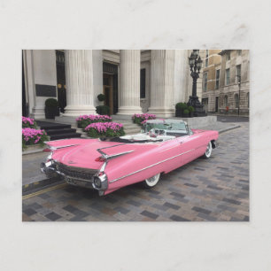 Pink Cadillac Postcard