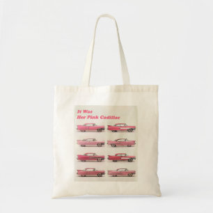 PINK CADILLAC TOTE BAG