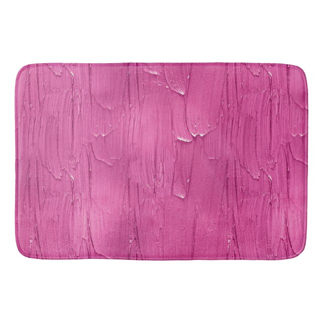 Pink Cake Frosting  Bath Mat (Front)