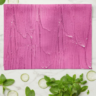 Pink Cake Frosting Tea Towel