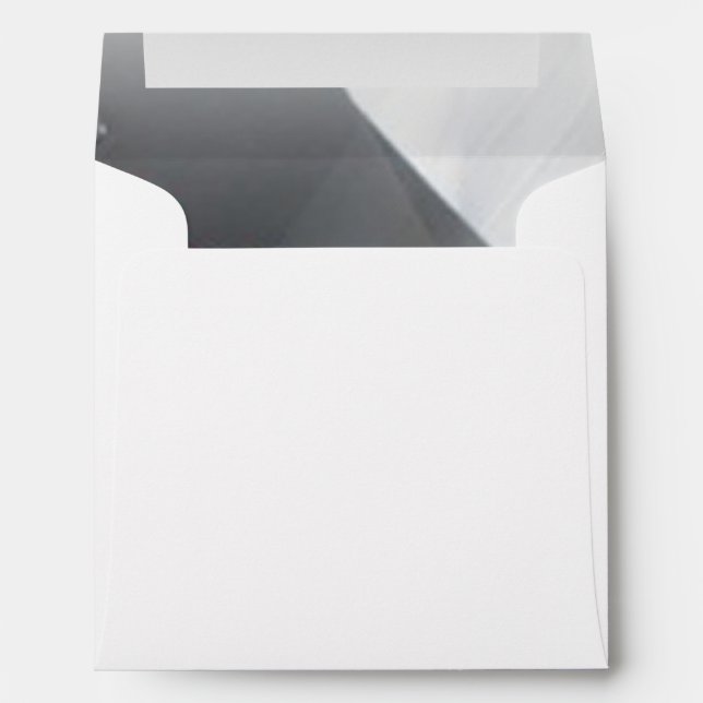 Pink Calla Lily Wedding Square Envelope (Back (Bottom))