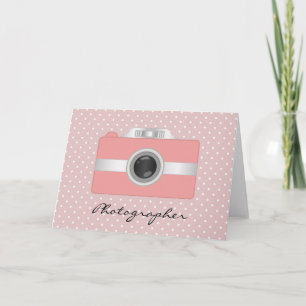 Pink Camera Card