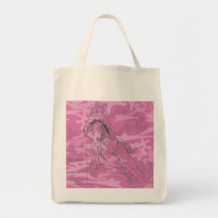 Pink Camo Barrel Racer Tote Bag