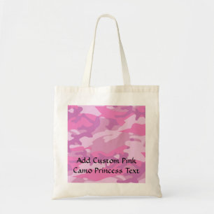Pink Camo Camoflauge Tote Bag