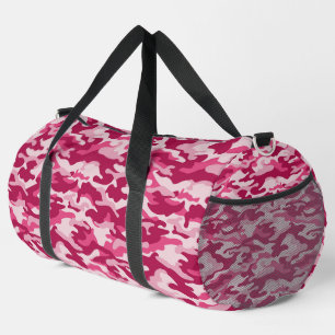 Pink Camo Camouflage Duffle Bag