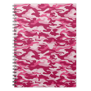 Pink Camo Camouflage Notebook